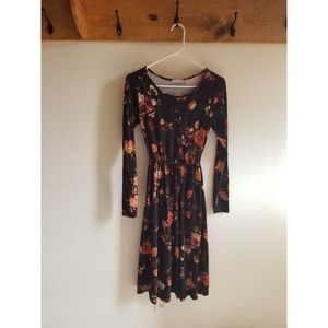 Floral Long-Sleeve Dress